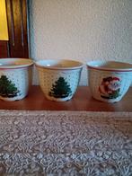 Kerst Bloempotten Set van 3, Ophalen of Verzenden