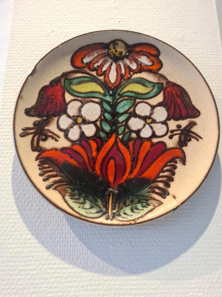Vintage keramiek wandbord.
Heibi keramik West Germany, Antiek en Kunst, Antiek | Keramiek en Aardewerk, Ophalen of Verzenden
