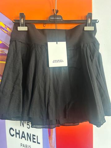 ISABEL MARANT Zwarte Rok S M  36 38 stretch taille variabel beschikbaar voor biedingen