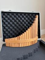 Prachtige panfluit zgan, Muziek en Instrumenten, Blaasinstrumenten | Overige, Ophalen, Zo goed als nieuw, Houtblazer, Met koffer of draagtas