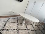 Witte Salontafel - Rond - 80cm, Huis en Inrichting, Tafels | Salontafels, Ophalen, 50 tot 100 cm, Rond, 50 tot 100 cm