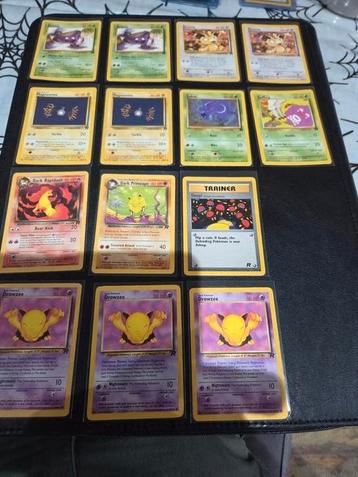 Team rocket kaarten beschikbaar voor biedingen