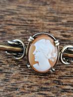 Vergulde Camee Broche, Sieraden, Tassen en Uiterlijk, Broches, Gebruikt, Ophalen of Verzenden, Onbekend, Onbekend
