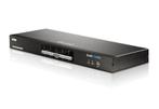 Aten cs1644 4 poort DVI dubbele monitor KVM Switch DVI USB2, Aten, Verzenden, Zo goed als nieuw, Overige typen
