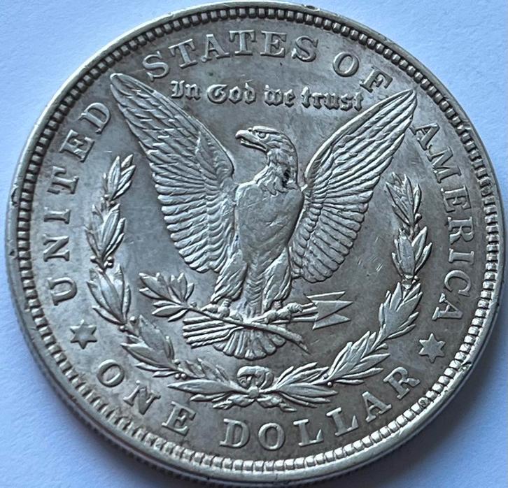 Verenigde Staten schitterende dollar 1921, Postzegels en Munten, Munten | Amerika, Losse munt, Noord-Amerika, Zilver, Ophalen of Verzenden