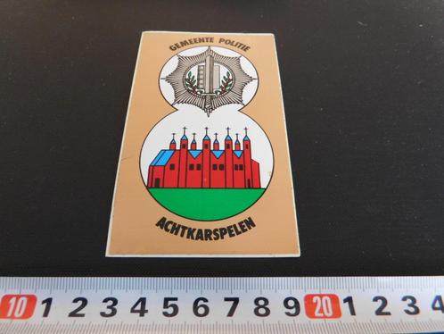 sticker Politie Gemeente Achtkarspelen *, Verzamelen, Stickers, Zo goed als nieuw, Bedrijf of Vereniging, Ophalen