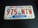 Kentekenplaat Licenceplate Tennessee Capitol Bicentennial US, Verzenden, Gebruikt, Auto's