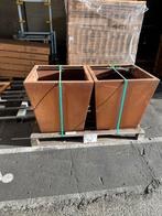 2 grote cortenstaal plantenbakken xl nieuw, Tuin, Vierkant, Nieuw, Ophalen of Verzenden