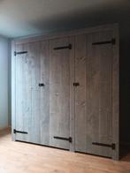 Grey wash/ white wash maatwerk kledingkasten massief hout, Ophalen of Verzenden, Nieuw