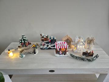 Kerstdorp kerst decoratie  beschikbaar voor biedingen
