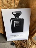 Nieuw canvas Schilderij - Paris Noir 70 x 50, Ophalen of Verzenden, Nieuw, Overige materialen, Minder dan 50 cm