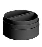 Gusta Serveerset 4 delig Ø14,7 X 8cm Zwart, Huis en Inrichting, Keuken | Servies, Ophalen of Verzenden, Effen, Porselein, Schaal of Schalen
