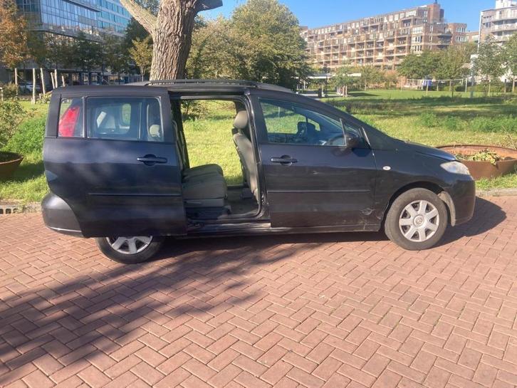 Mazda 5 1.8 2006 Grijs, Auto's, Mazda, Bedrijf, Benzine, D, MPV, Handgeschakeld, Geïmporteerd, Zilver of Grijs, Voorwielaandrijving