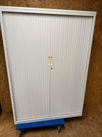 Roldeurkast wit 160x120x46 tweedehands, Huis en Inrichting, Kasten | Overige, Ophalen, Gebruikt
