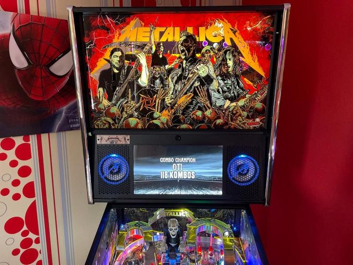 METALLICA REMASTERED LIMITED EDITION PINBALL, Verzamelen, Automaten | Flipperkasten, Zo goed als nieuw, Elektronisch, Flipperkast