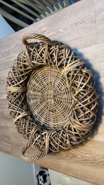 Wilgentenen bloemenmand(krans) diameter 50 cm, Ophalen, Zo goed als nieuw