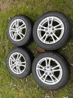 Set Winterbanden met Velgen 185-65-15 Michelin en Goodyear, Auto-onderdelen, Banden en Velgen, Ophalen, Gebruikt, 15 inch, Banden en Velgen