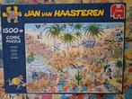 Jan van Haasteren 1500 De Oase, Ophalen of Verzenden, 500 t/m 1500 stukjes, Gebruikt, Legpuzzel