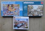 Puzzels – 3 puzzels van 1000 stukjes., Verzenden, 500 t/m 1500 stukjes, Nieuw, Legpuzzel