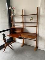 Poul Cadovius Wandkast Jaren 50, Ophalen, Gebruikt, 200 cm of meer, .