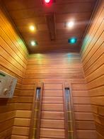Nette Chaleur Finse sauna en infrarood sauna ineen, Sport en Fitness, Sauna, Ophalen, Gebruikt, Fins of Traditioneel, Complete sauna
