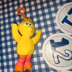Tygo big bird /  neef Jan / gele Pino sleutelhanger knuffel, Ophalen of Verzenden, Zo goed als nieuw