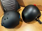 2x snowboardhelmen en backprotector, Gebruikt, Overige typen, Skiën, Minder dan 100 cm