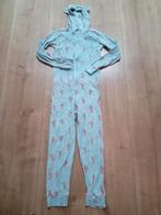 Claessens Badstof Onesie Maat 164 Lichtblauw Cactus, Ophalen of Verzenden, Zo goed als nieuw, Claessens, Jongen of Meisje