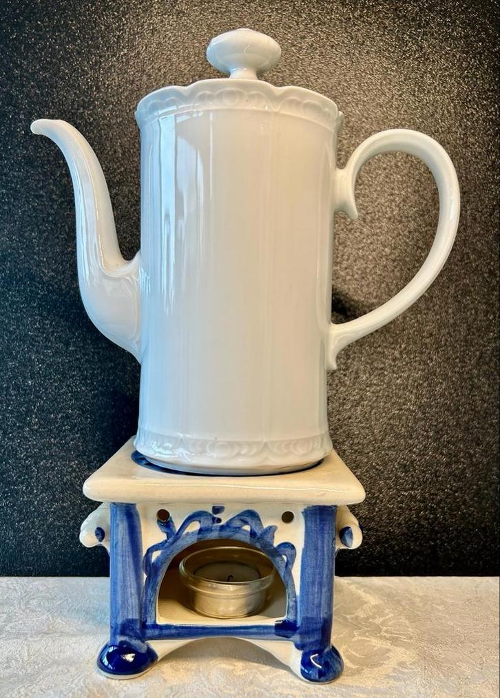 Theelichtje met Theepot ., Huis en Inrichting, Keuken | Keukenbenodigdheden, Gebruikt, Ophalen of Verzenden