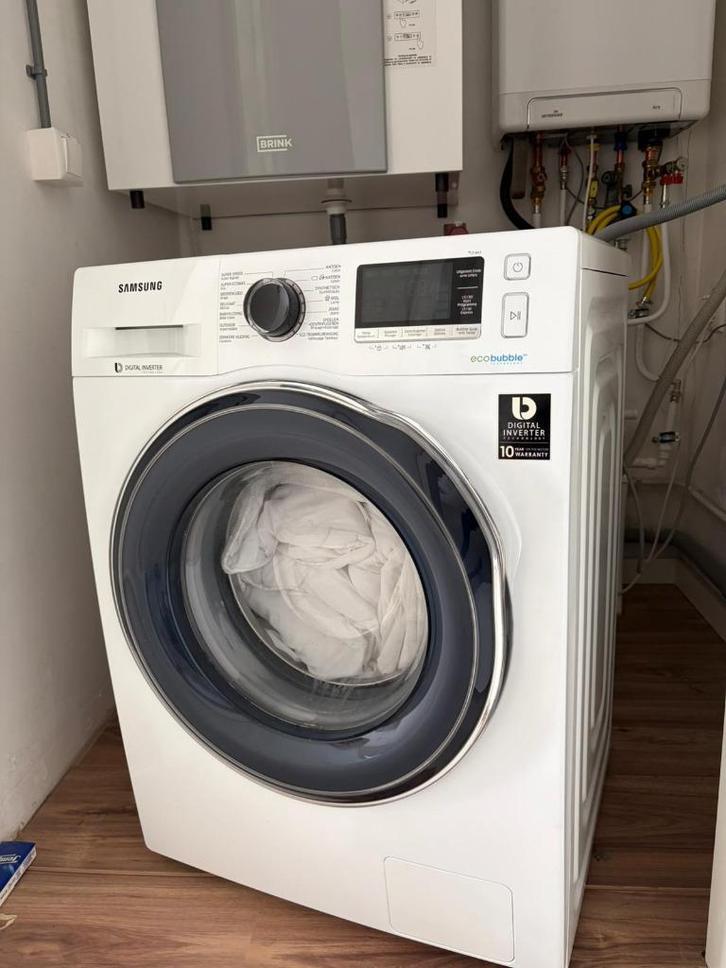 Weinig gebruikte Samsung Wasmachine # klein defect # 70e, Witgoed en Apparatuur, Wasmachines, Zo goed als nieuw, Voorlader, 6 tot 8 kg