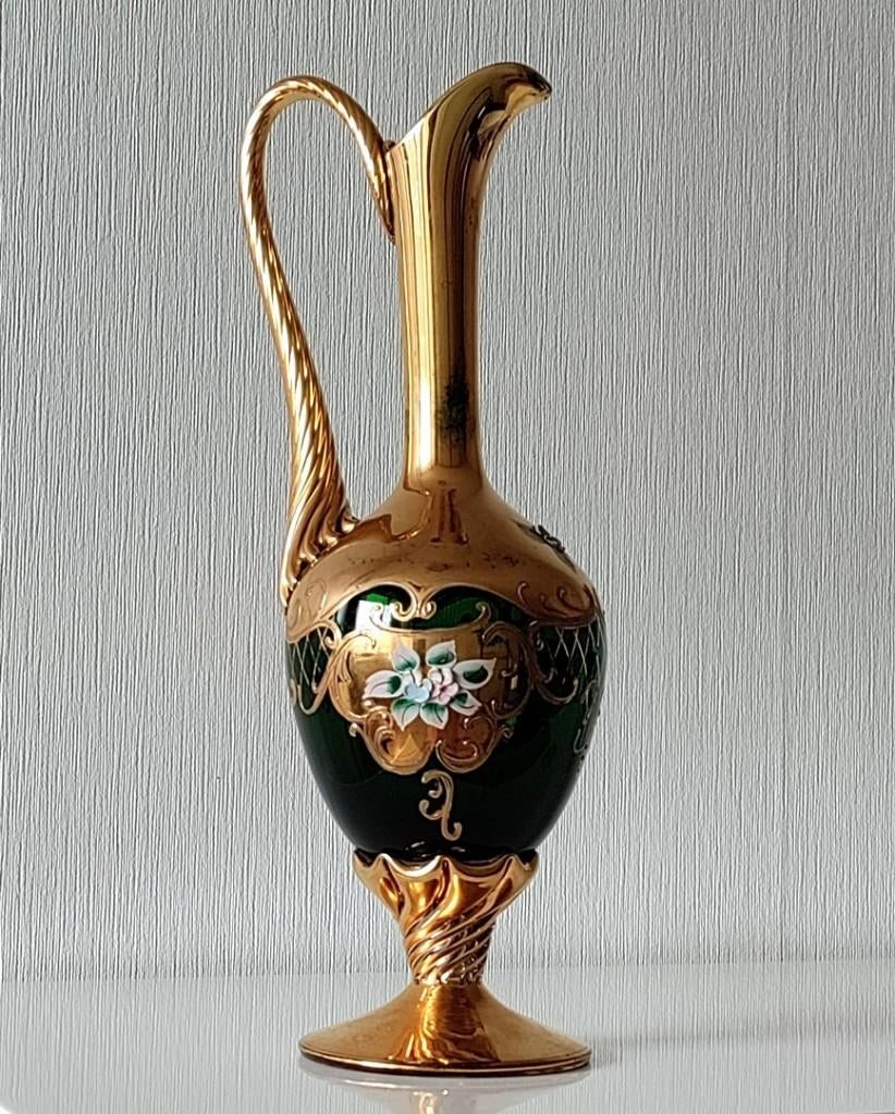 VENETIAANSE MURANO 'TRE FUOCHI' KARAF, Antiek en Kunst, Ophalen of Verzenden