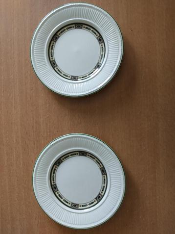 Wedgwood Carlton gebakschotel / Gebaksbord (2x) beschikbaar voor biedingen