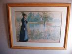 Carl Larsson - Karin at the Shore grote prent in lijst, Ophalen
