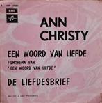 ANN CHRISTY - Een Woord Van Liefde ( 1972 Belpop 45T ), Cd's en Dvd's, Vinyl | Nederlandstalig, Overige formaten, Pop, Verzenden