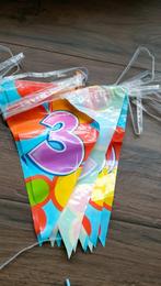 Vlaggenlijn - 3, Ophalen of Verzenden, Zo goed als nieuw, Versiering, Verjaardag