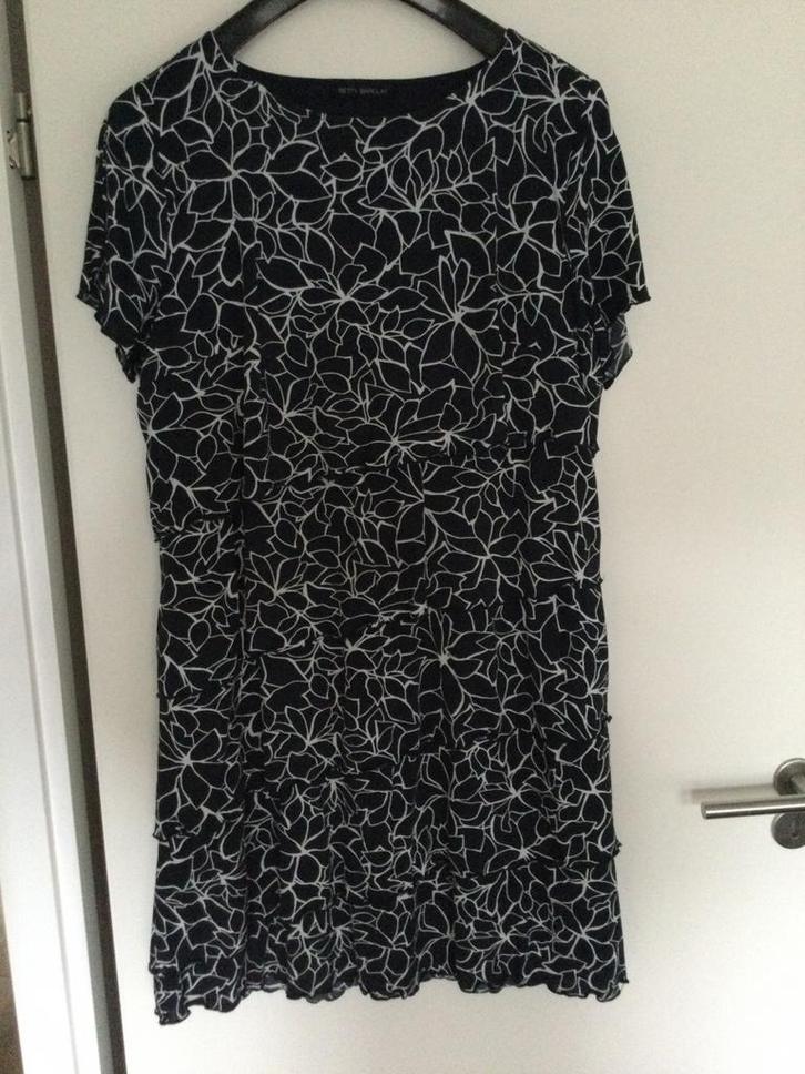 Betty Barclay jurk, Kleding | Dames, Jurken, Gedragen, Maat 46/48 (XL) of groter, Blauw, Knielengte, Ophalen of Verzenden