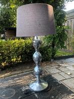 Metalen Vloerlamp met Stoffen Kap, Huis en Inrichting, Lampen | Vloerlampen, Ophalen of Verzenden, Gebruikt, Metaal, 100 tot 150 cm
