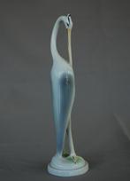 Stilistische Zilver ​Reiger van Hollohaza Porselein fabriek., Antiek en Kunst, Ophalen of Verzenden
