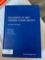 Inleiding in het recht, Boeken, Ophalen of Verzenden, Zo goed als nieuw, HBO
