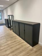 ARCHIEF ROLDEURKAST 105x120x43 antraciet-bruin eiken, Huis en Inrichting, Kasten | Roldeurkasten en Archiefkasten, Ophalen, Gebruikt