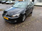 Volkswagen Golf 1.6 TDI 77KW Variant 2010 Zwart Navi Clima, Auto's, Volkswagen, 150 €/maand, Euro 5, Achterwielaandrijving, Zwart