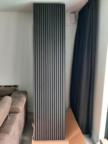 2x Akoestische wandpanelen 60 x 260cm, kleur Antraciet beschikbaar voor biedingen