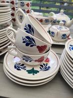 Boerenbont theekop en schotel, Huis en Inrichting, Keuken | Servies, Ophalen of Verzenden, Zo goed als nieuw, Kop(pen) en/of Schotel(s)