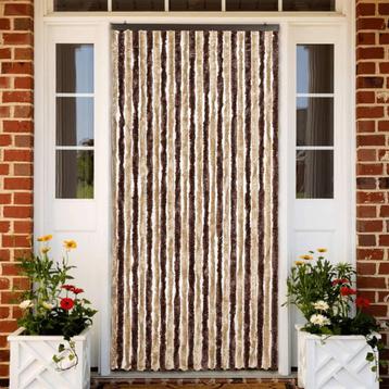 Vliegengordijn 100x220 cm chenille beige beschikbaar voor biedingen