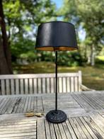 Brocante zwarte tafelschemerlamp, Ophalen