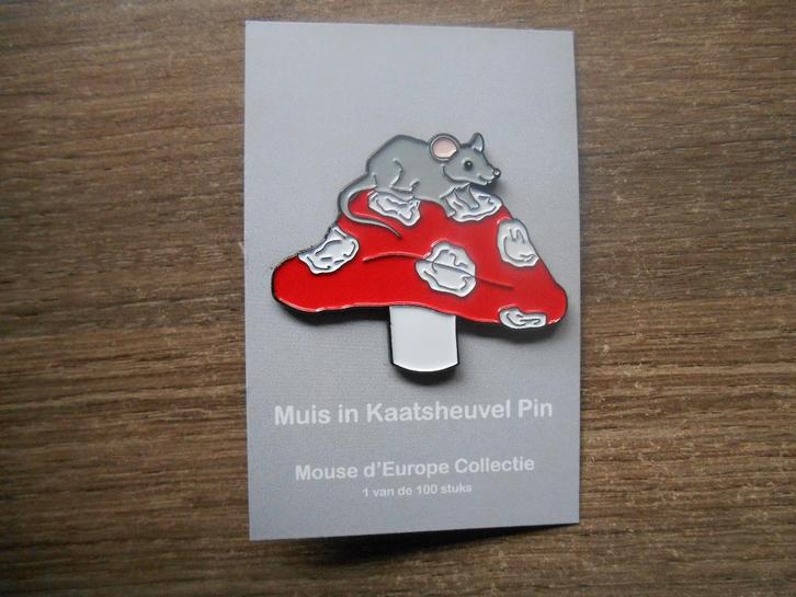 Efteling Muis in Kaatsheuvel pin EAP LEZEN, Verzamelen, Efteling, Nieuw, Button of Speldje, Ophalen of Verzenden