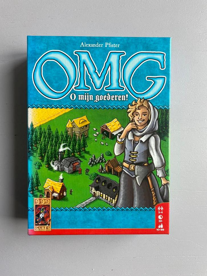 OMG (Oh Mijn Goederen), Hobby en Vrije tijd, Gezelschapsspellen | Kaartspellen, Zo goed als nieuw, Een of twee spelers, Drie of vier spelers