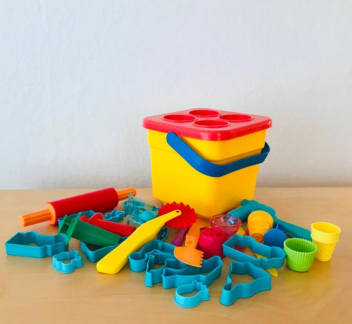 Gereedschap voor het spelen met klei, Kinderen en Baby's, Speelgoed | Educatief en Creatief, Gebruikt, Ontdekken, Ophalen of Verzenden