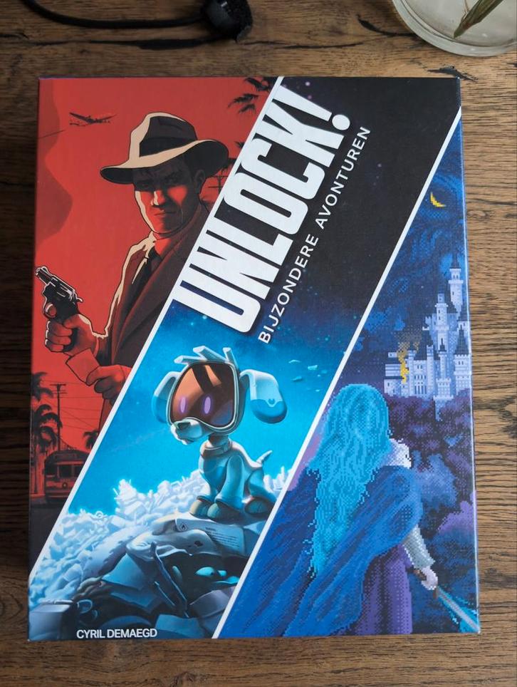 Unlock! Bijzondere Avonturen Bordspel, Hobby en Vrije tijd, Gezelschapsspellen | Bordspellen, Zo goed als nieuw, Een of twee spelers