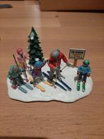 Lemax skischool kerstdorp miniatuur, Diversen, Kerst, Ophalen of Verzenden, Zo goed als nieuw